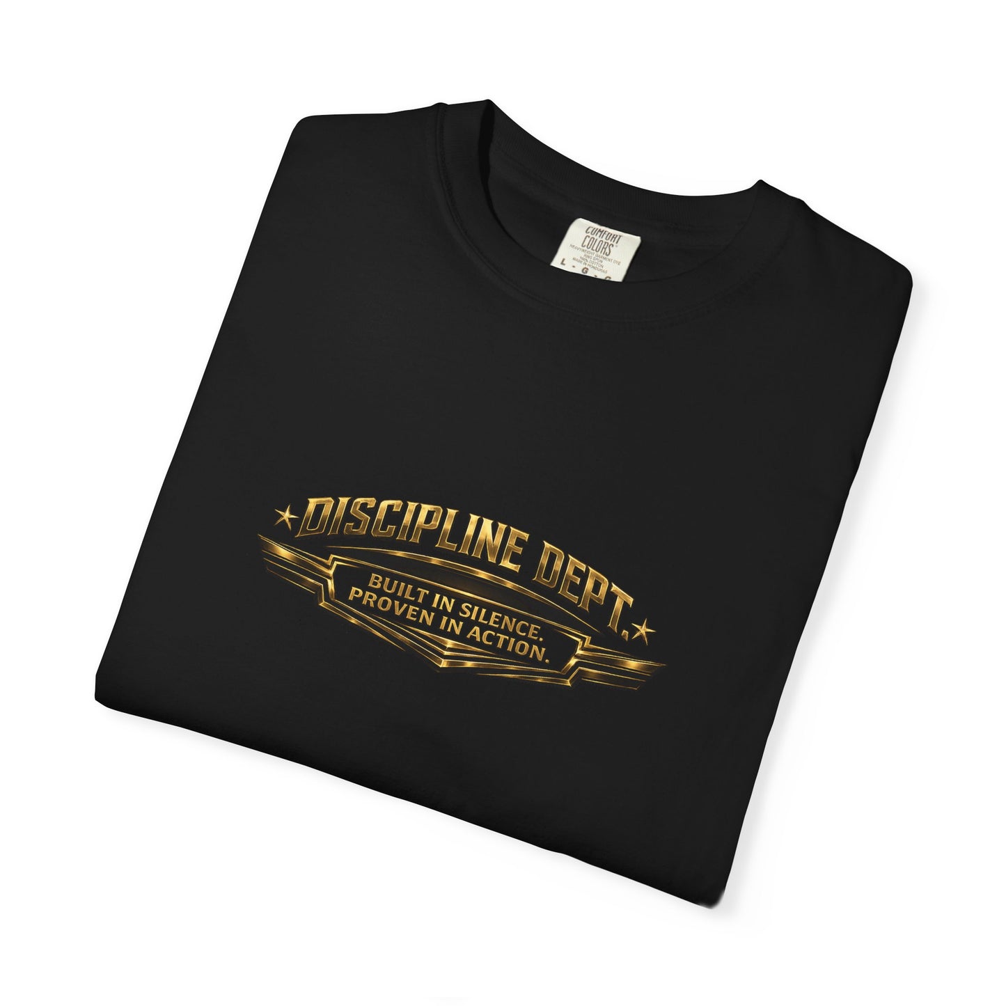 Discipline Dept. Vintage Logo T-Shirt — Military-Inspired Graphic Tee