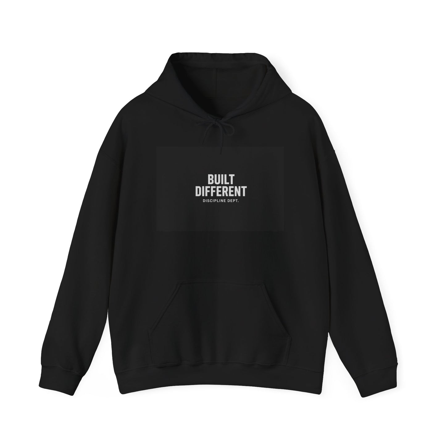 Built Different Hoodie - Motivational Fitness Hooded Sweatshirt