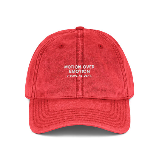 Motion Over Emotion Cap