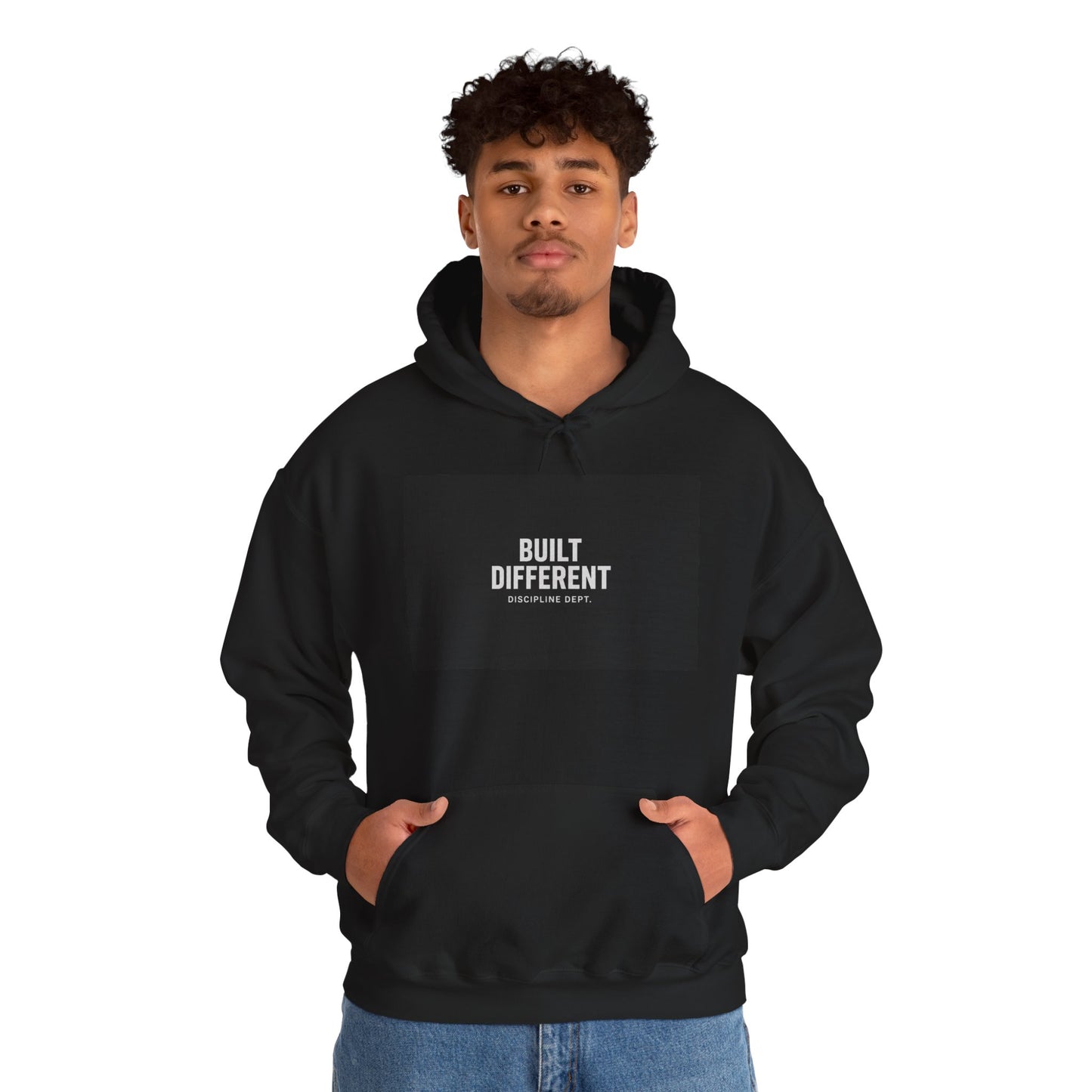Built Different Hoodie - Motivational Fitness Hooded Sweatshirt