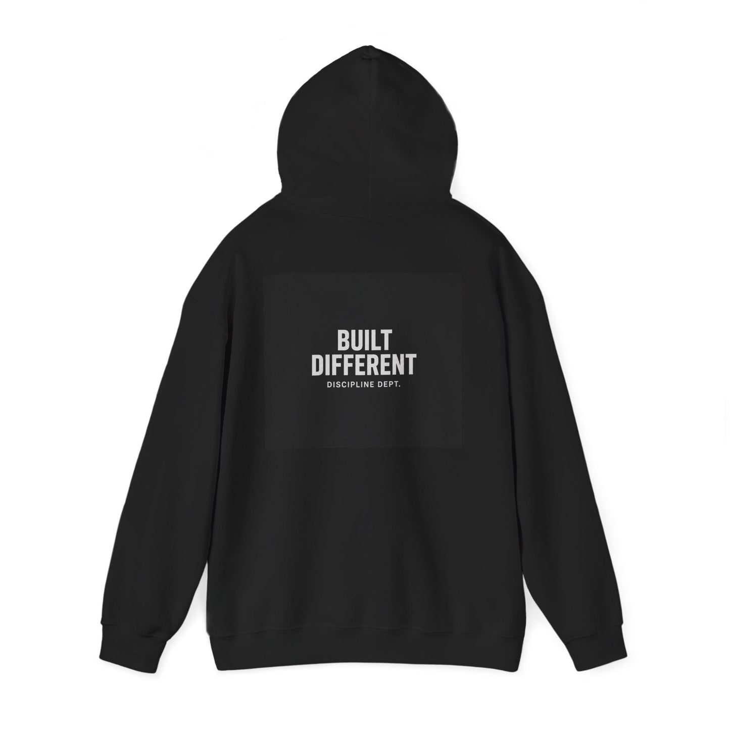 Built Different Hoodie - Motivational Fitness Hooded Sweatshirt