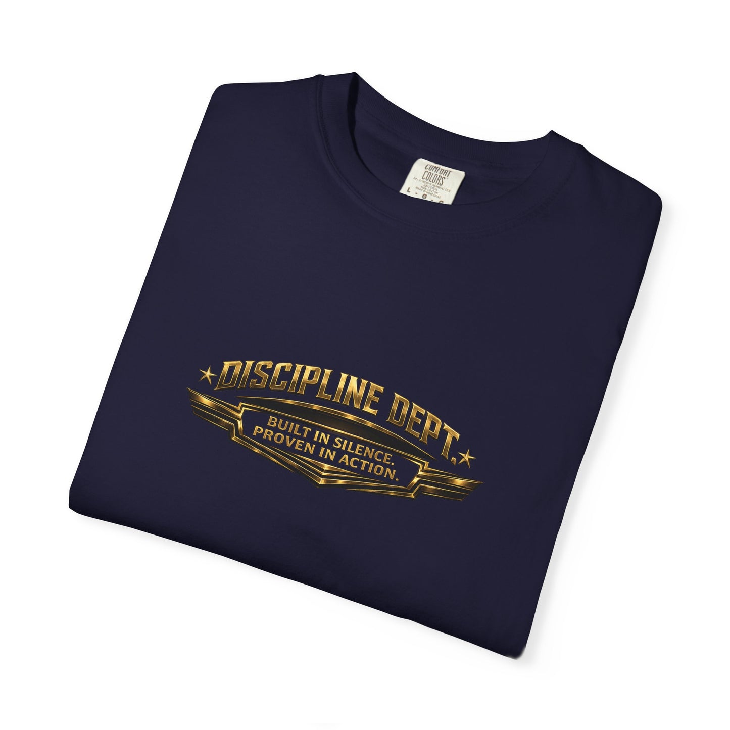 Discipline Dept. Vintage Logo T-Shirt — Military-Inspired Graphic Tee