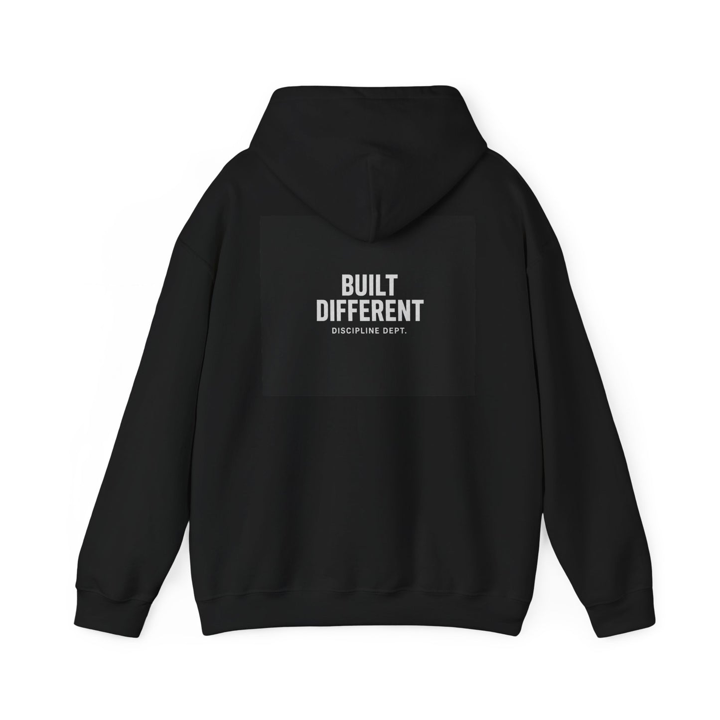 Built Different Hoodie - Motivational Fitness Hooded Sweatshirt